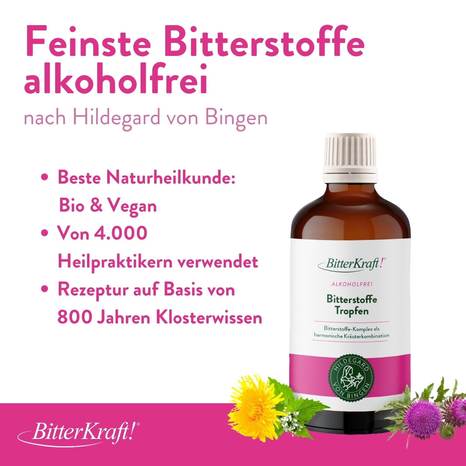 BitterKraft! Original Alkoholfrei (BIO) 100ml + Gratis Spray