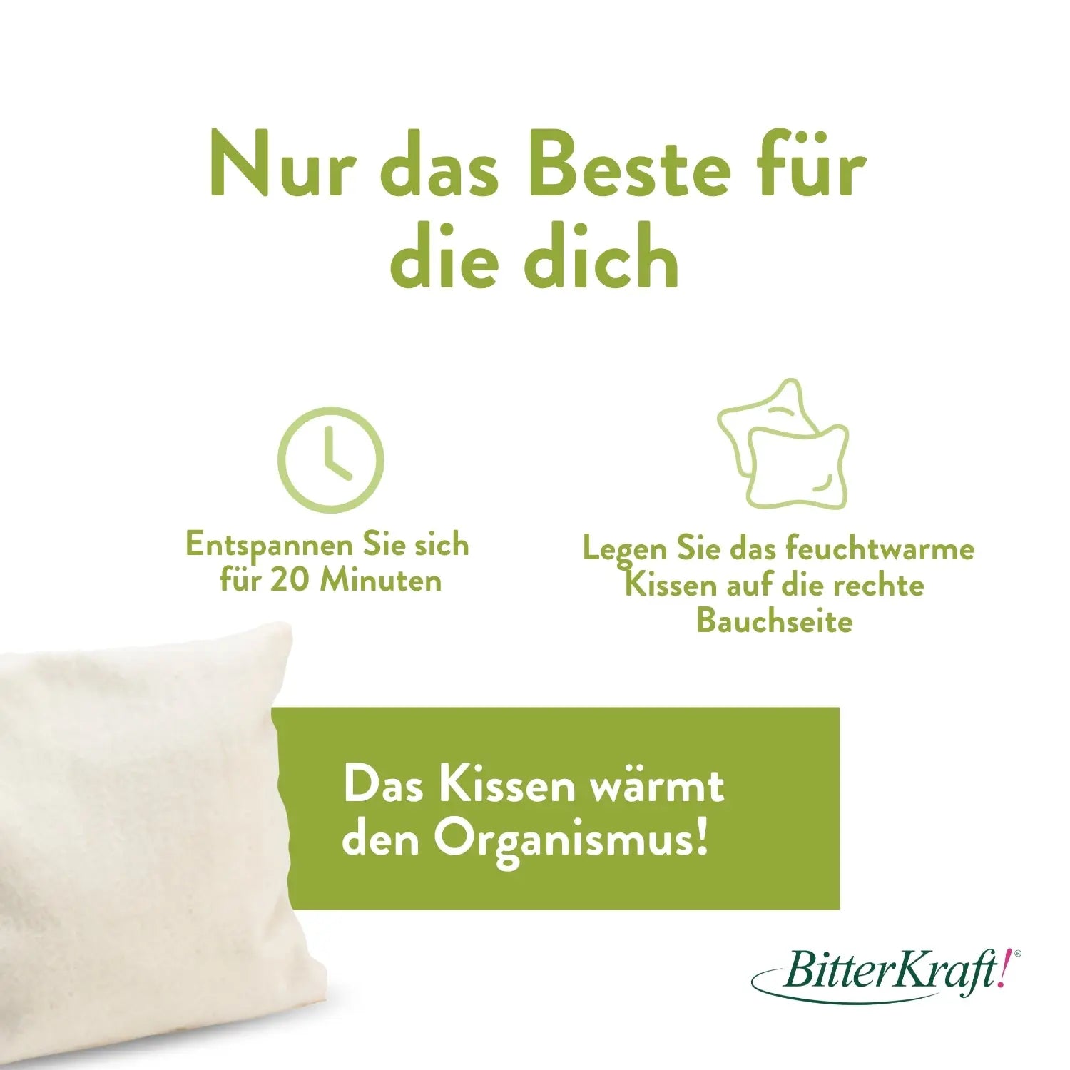 KräuterKissen für Leberwickel Bitterkraft GmbH - Bitterkraft