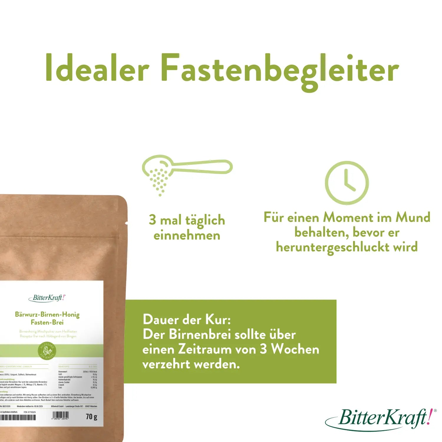Bärwurz Birnenhonig Mischpulver Bitterkraft GmbH - Bitterkraft