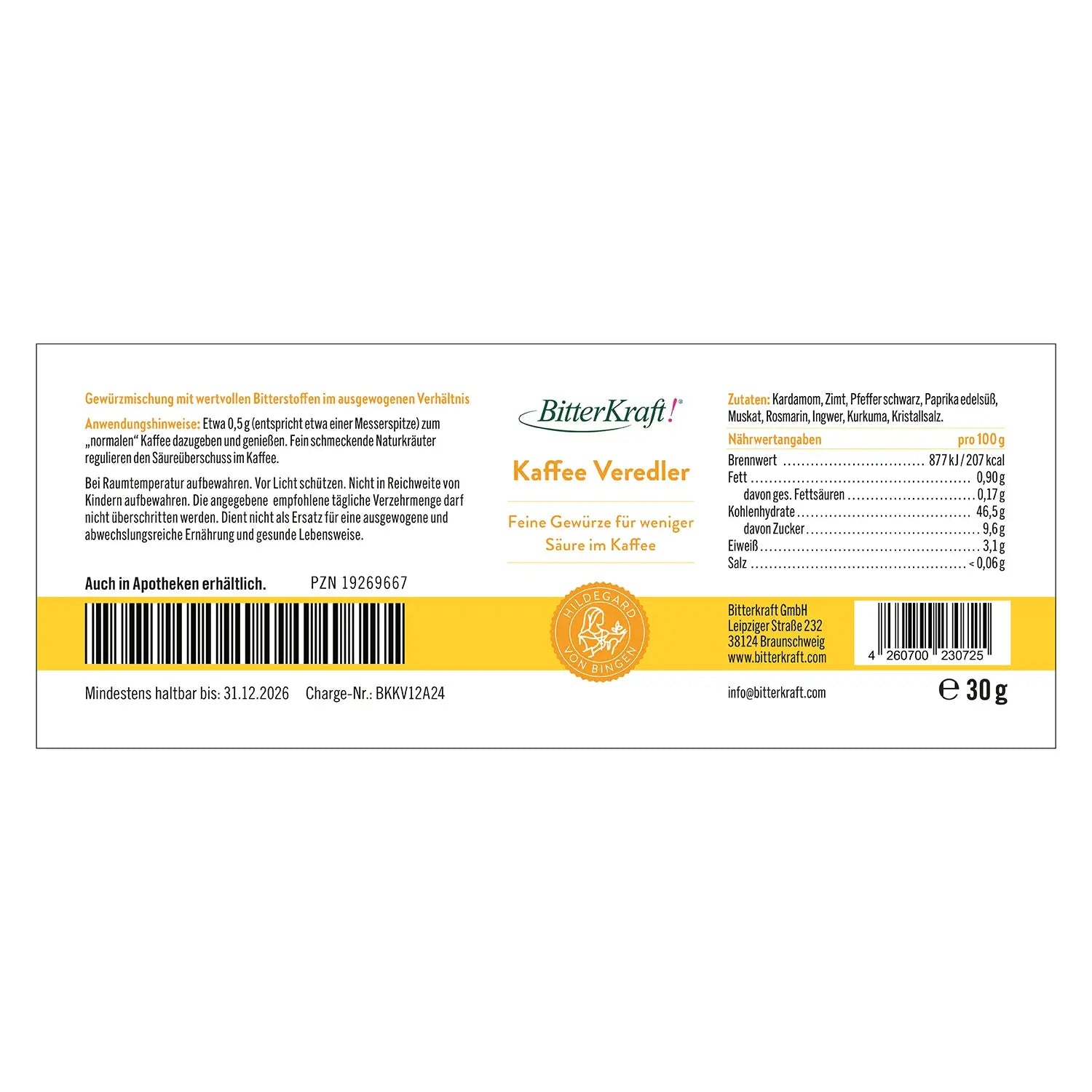Kaffee Veredler Bitterkraft GmbH - Bitterkraft