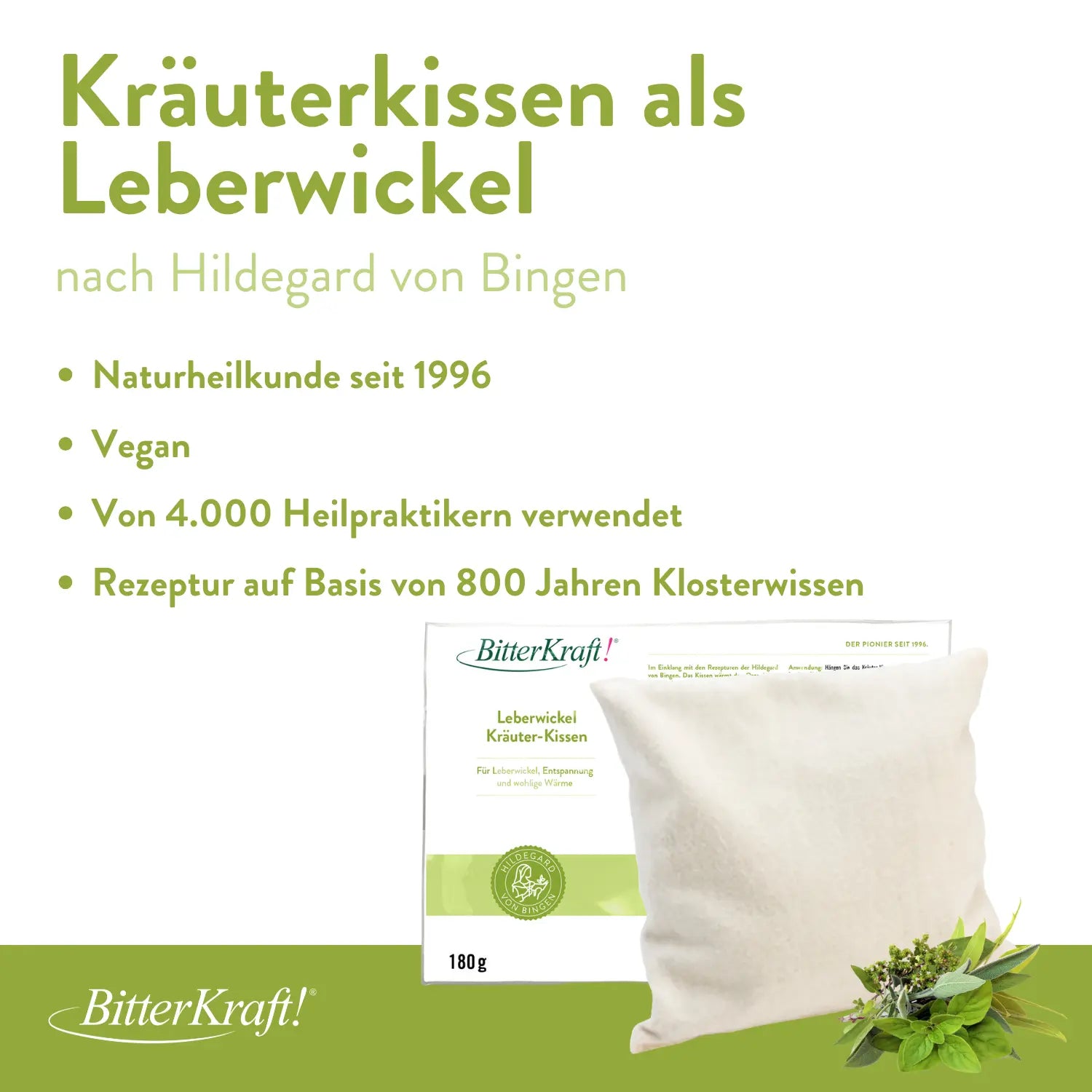 KräuterKissen für Leberwickel Bitterkraft GmbH - Bitterkraft