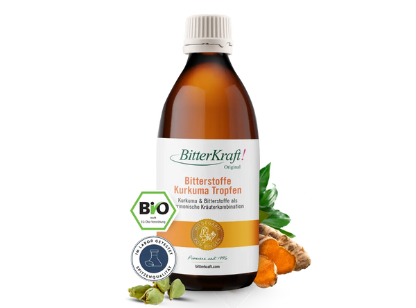 BitterKraft ! Gouttes originales de curcuma (BIO) 200 ml