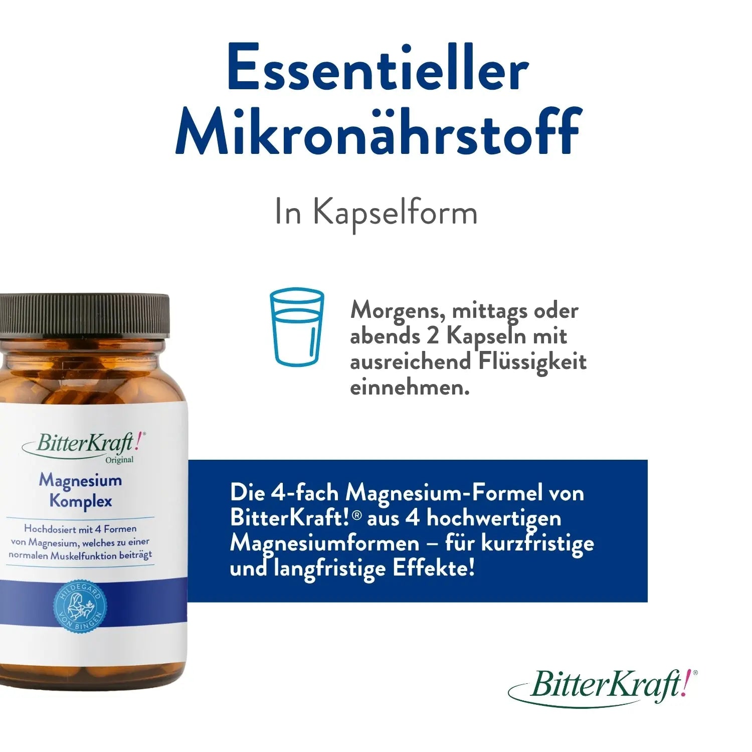 Bitterkraft Magnesium Komplex (60 Kapseln)