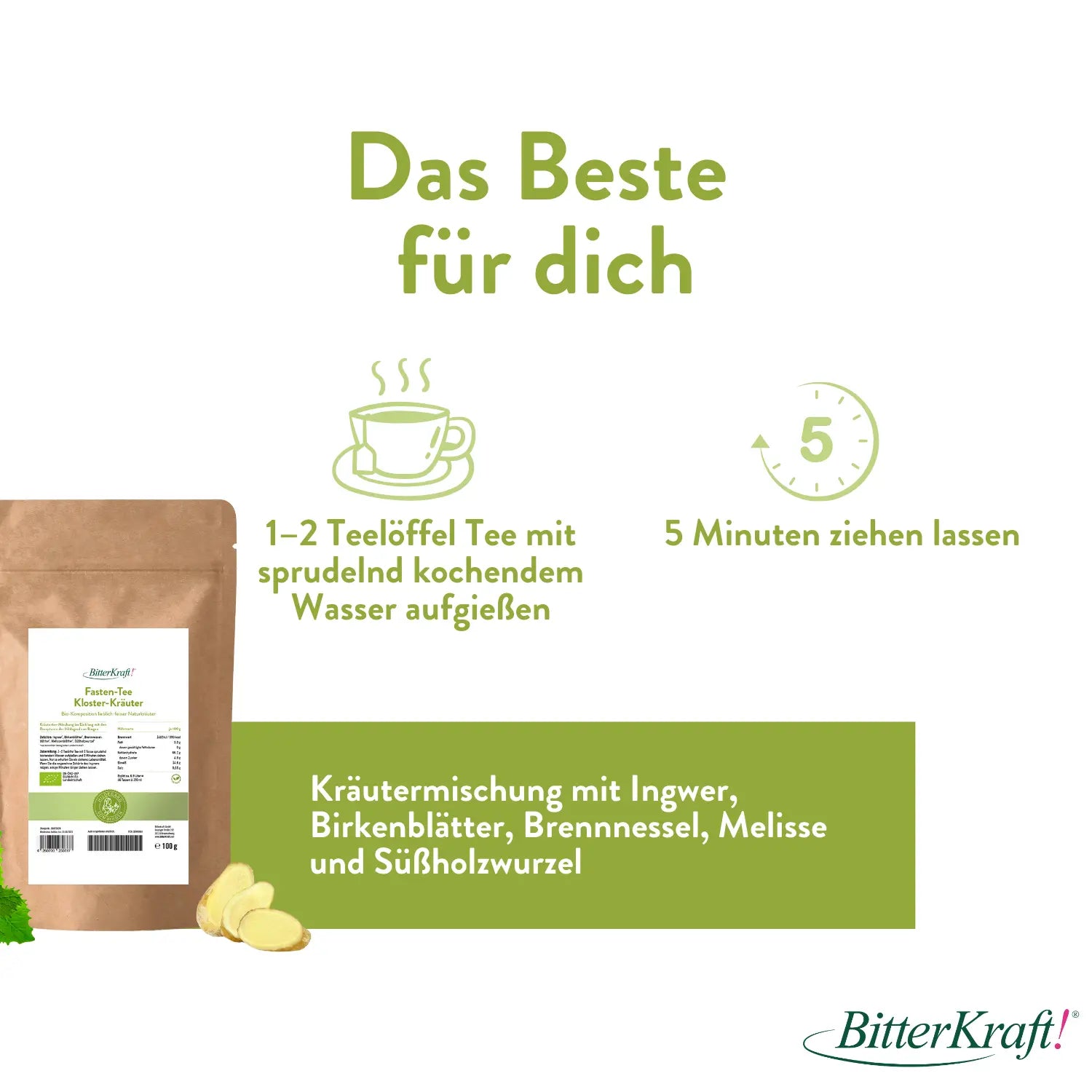 Fasten-Tee  Kloster-Kräuter Bitterkraft GmbH - Bitterkraft