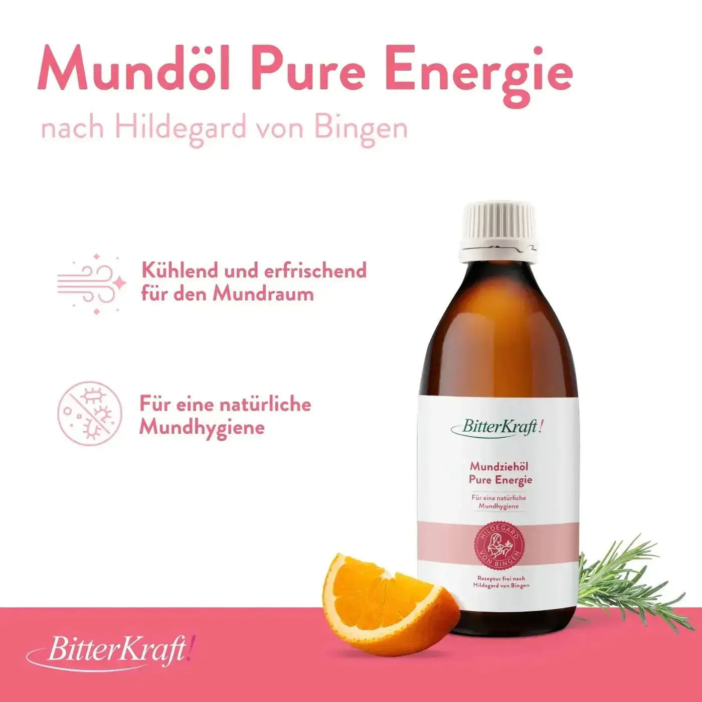 Mundziehöl Pure Energie 200ml Bitterkraft GmbH - Bitterkraft