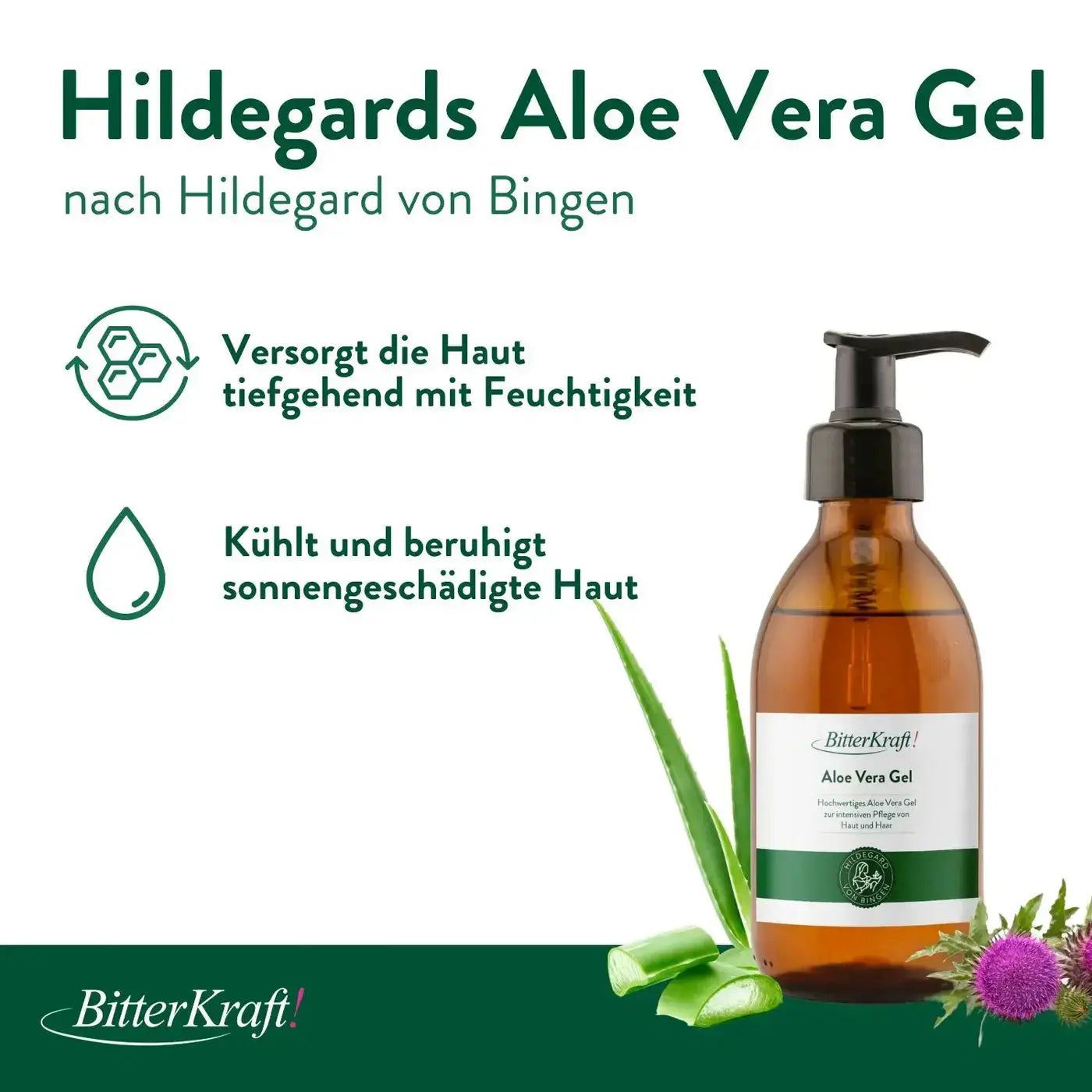 BitterKraft! Aloe Vera Gel 230ml Bitterkraft GmbH - Bitterkraft