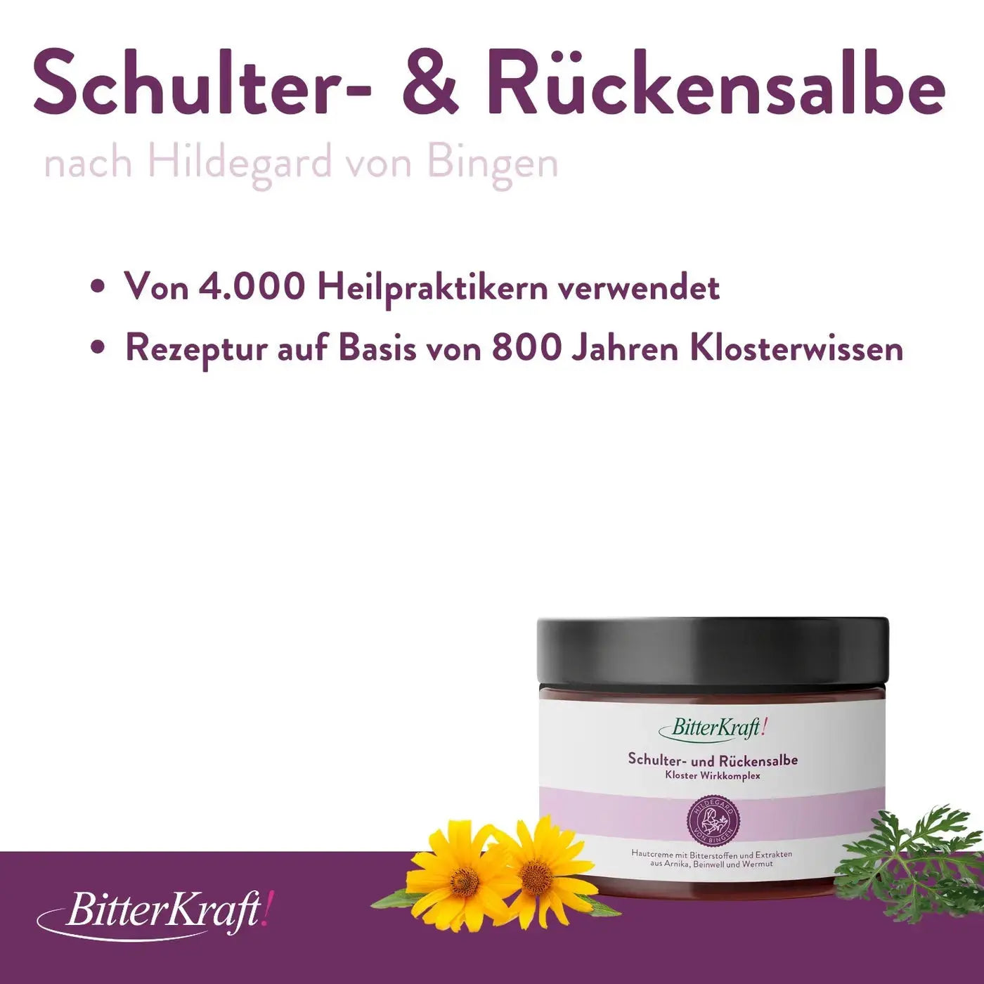 Schulter- und Rückensalbe Hildegard von Bingen Bitterkraft GmbH - Bitterkraft