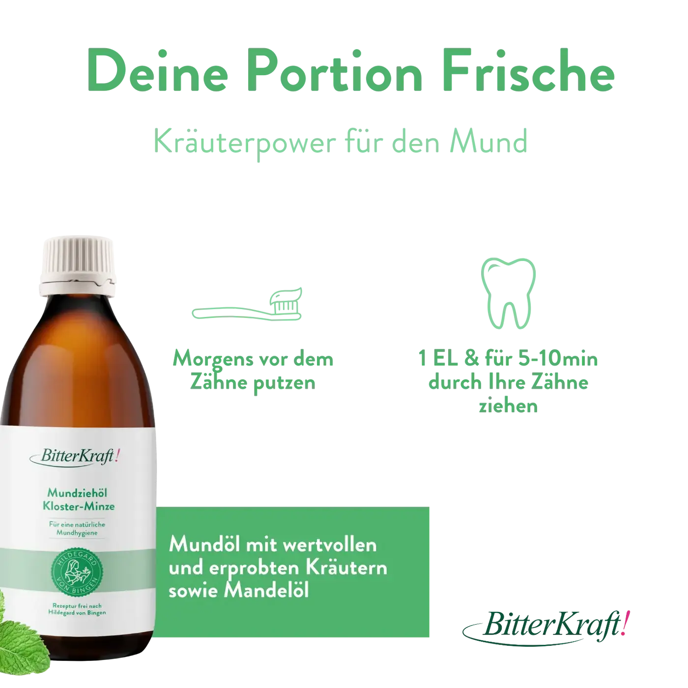 Mundziehöl Kloster-Minze 200ml