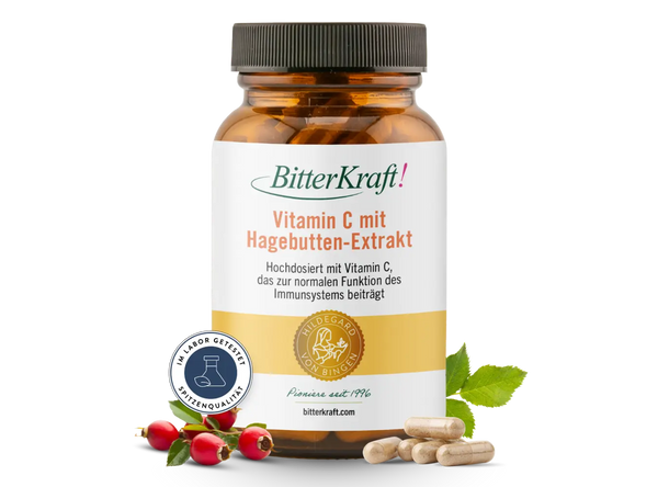 Bitterkraft ! Vitamine C avec extrait de cynorrhodon