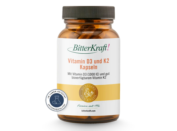 Gélules Bitterkraft Vitamine D3 et K2