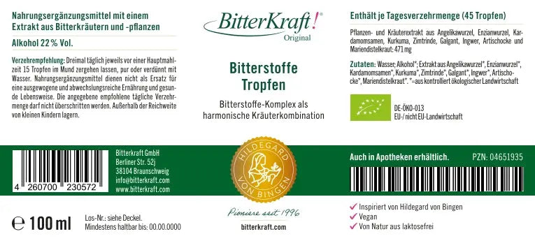 BitterKraft ! Gouttes Originales (BIO) 100ml