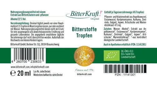 BitterKraft ! Gouttes Originales (BIO) 20ml