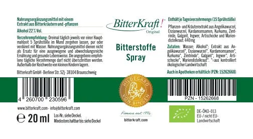 BitterKraft ! Spray Original (BIO) 20 ml (Cadeau)