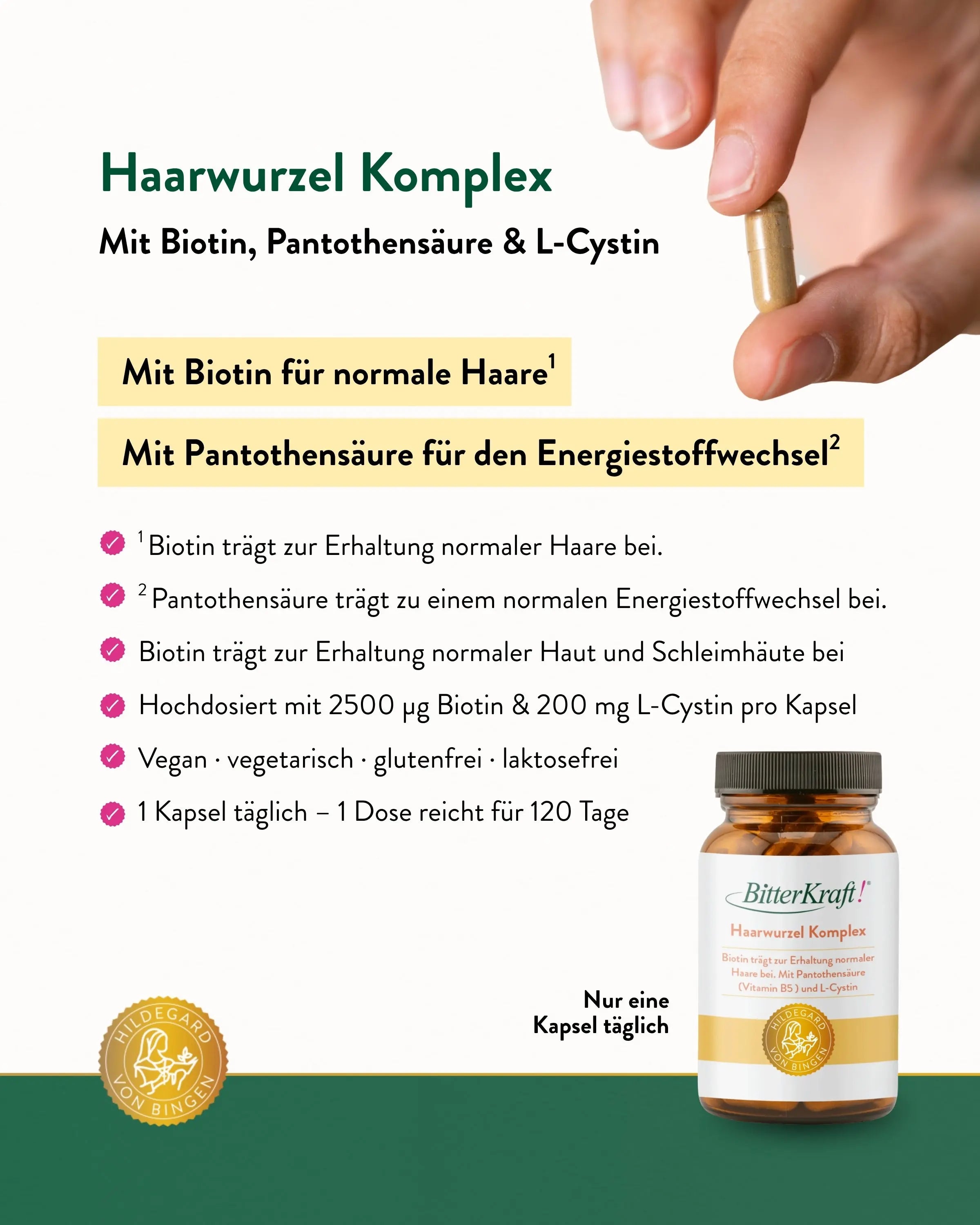 Bitterkraft Haarwurzel Komplex Geburtstagspaket