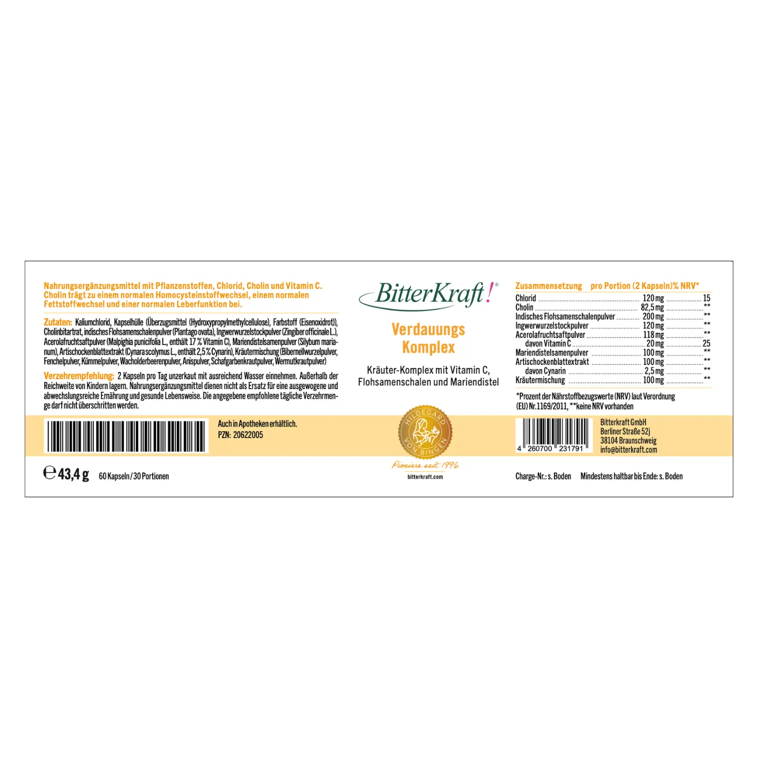 BitterKraft Verdauungs-Komplex – 3er-Sparpaket