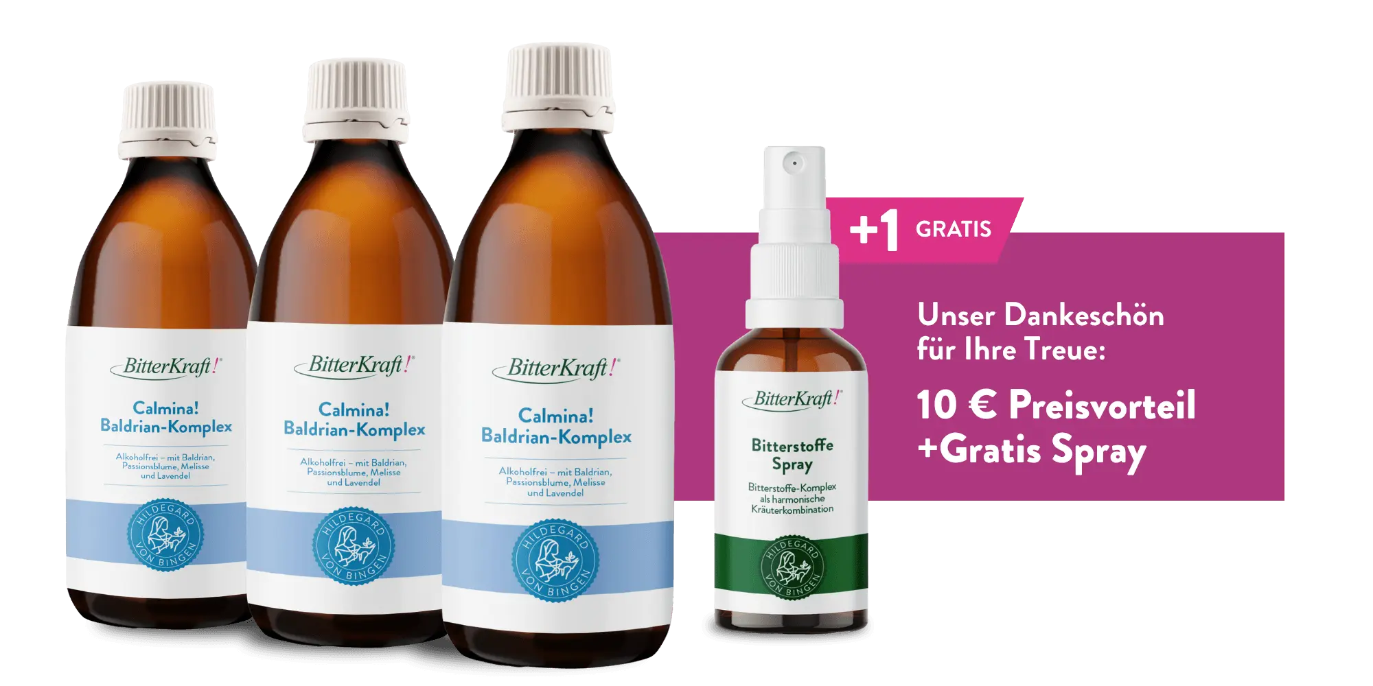 Calmina Baldrian-Komplex – 3er-Sparpaket