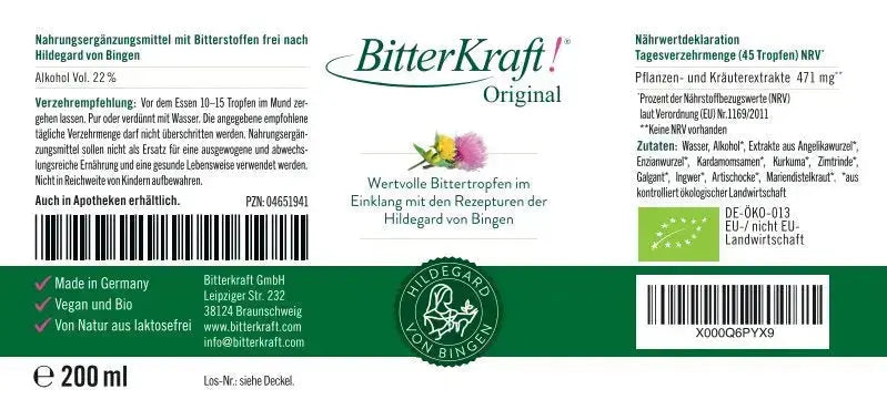 Bitterstoffe Abnehm Kur 2 Monate Bitterkraft GmbH - Bitterkraft